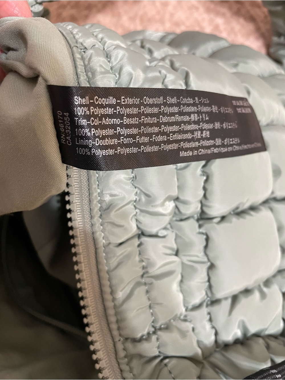 FP Movement Quilted Baby Caryall Sling Bag, Stone Sage, NWOT - Picture 8 of 11